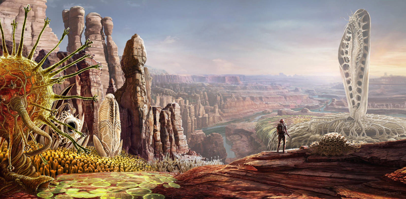 Pods in the Canyon by JasperHolland