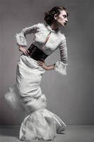 white vintage motopompa by Wywiur