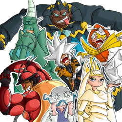 Ultra Beast Gijinkas by JinchuurikiHunter