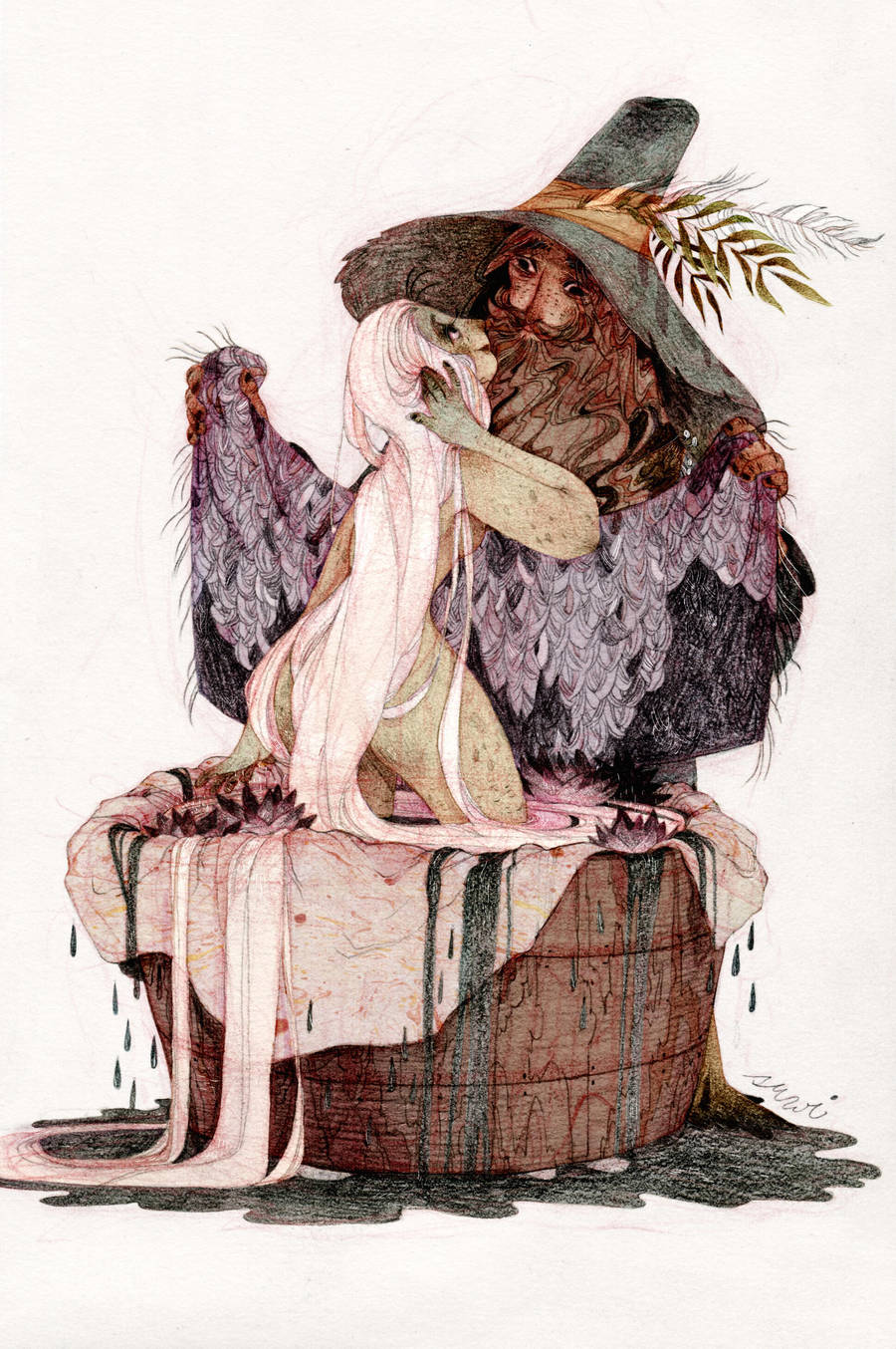 Tom Bombadil and Goldberry by s-u-w-i