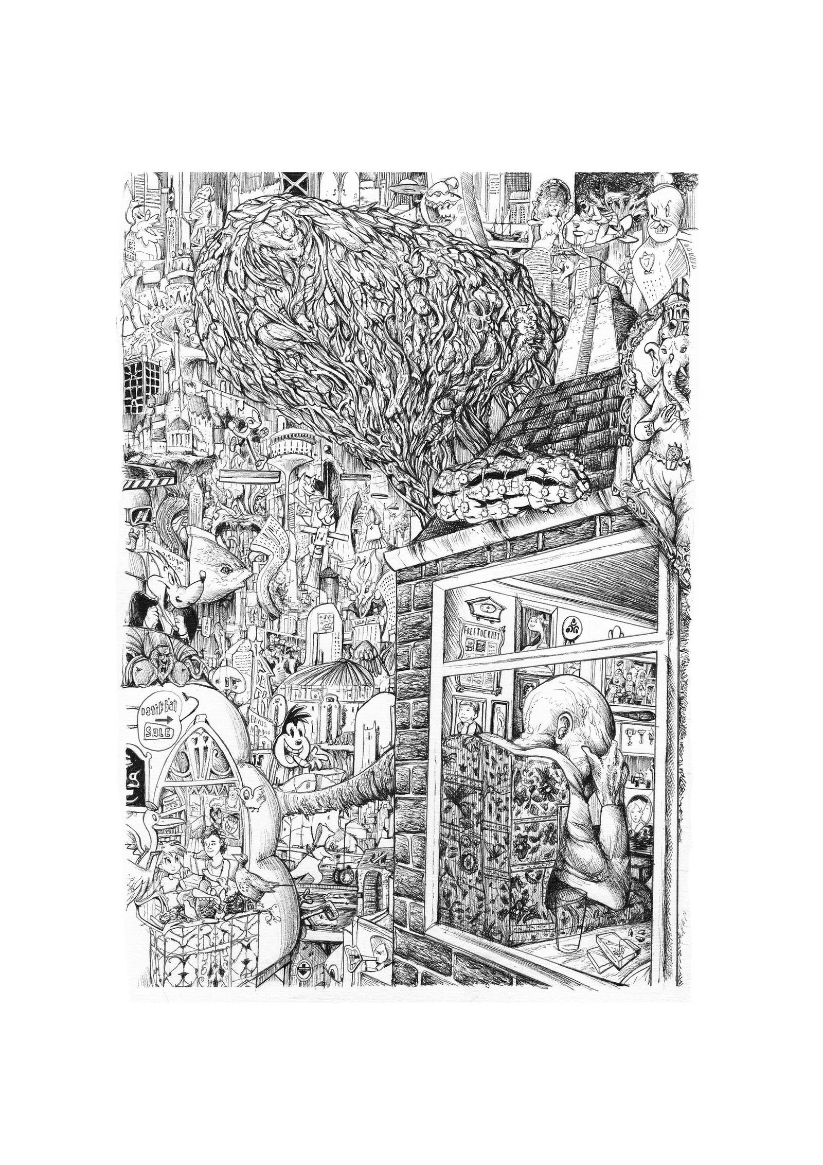 7 Ages of Man series Mental Demtia death by Jowybean