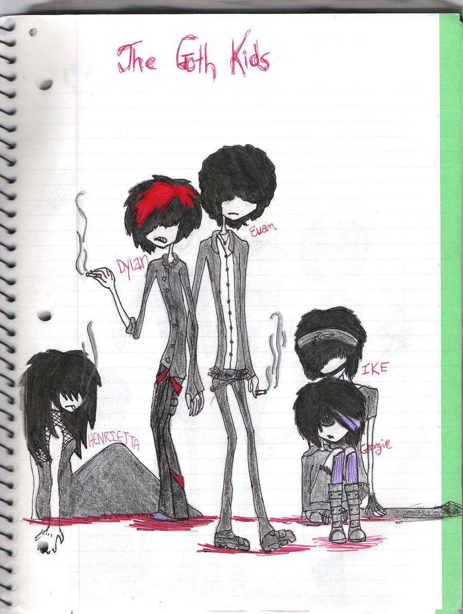 The Goth Kids by HollywoodGrimm