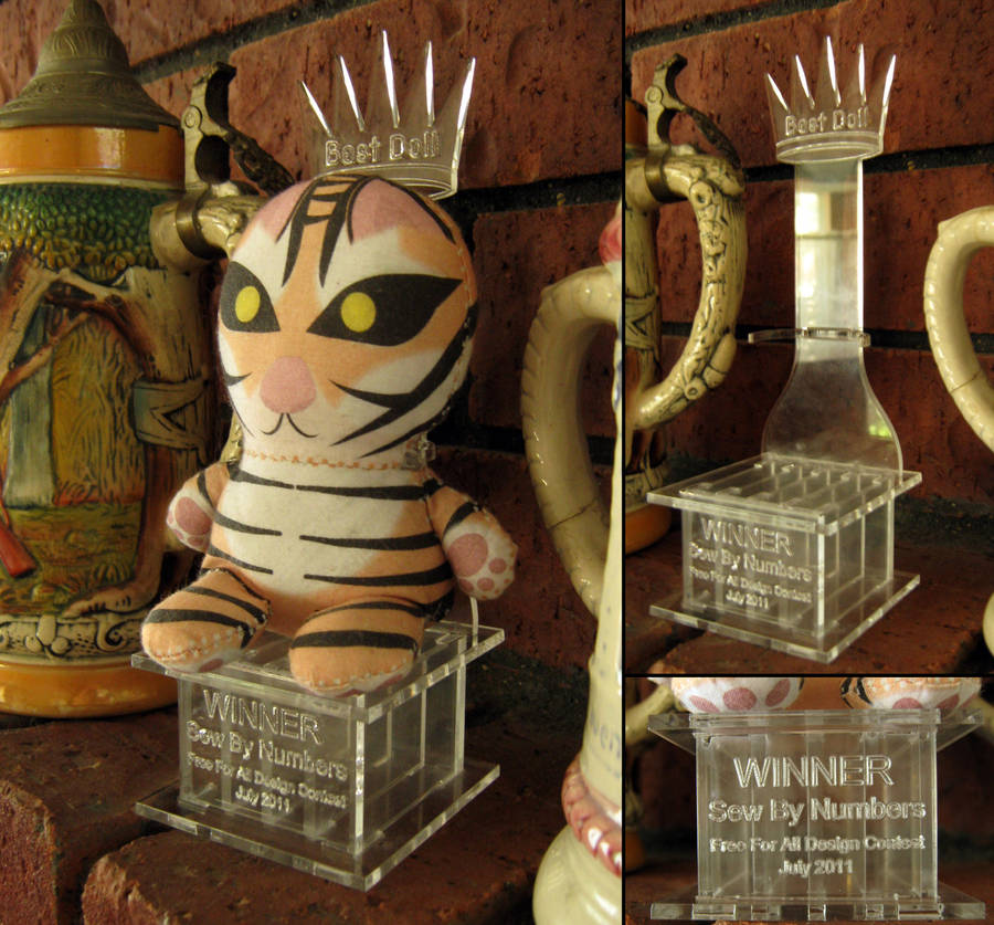 Sew By Numbers Laser Trophy by toenolla