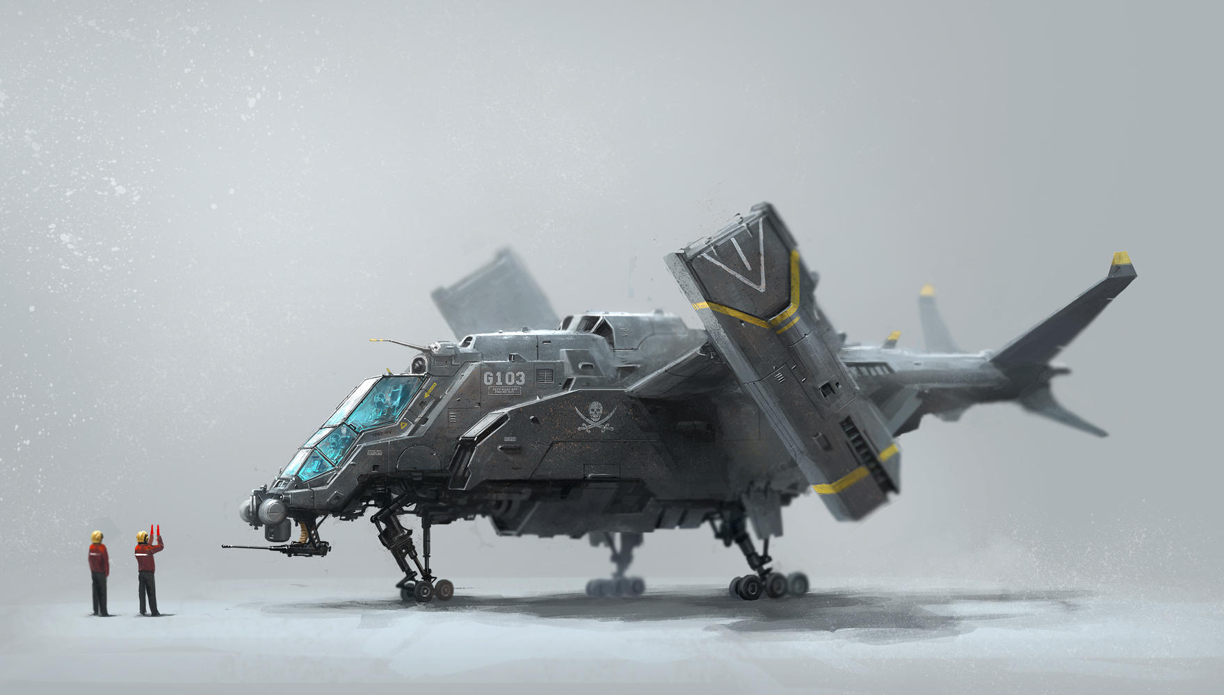 G103 aircraft by alex-ichim