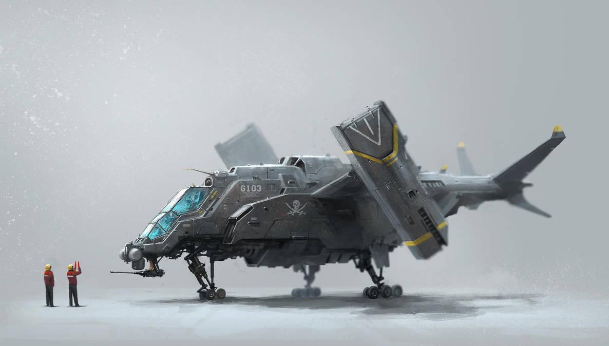 G103 aircraft by alex-ichim