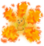 Torchic Flame Burst by shinragod