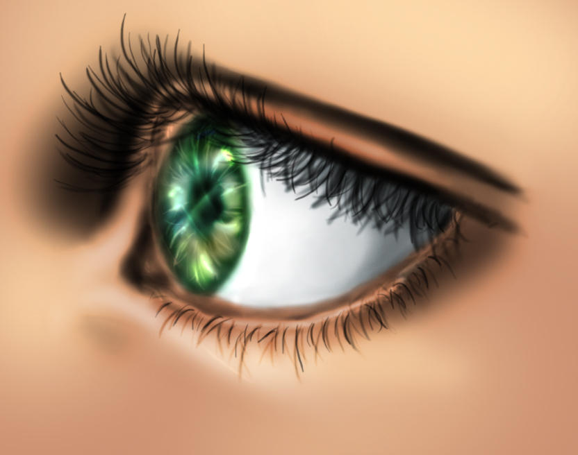 Eye drawn in PS by RoseSan