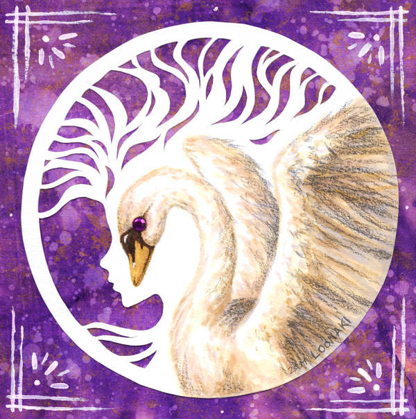 Swan by Loonaki