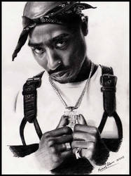 Tupac by MikeRobinsArt