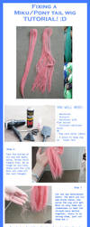 Tutorial: Fixing Ponytail wig by LolaInProgress