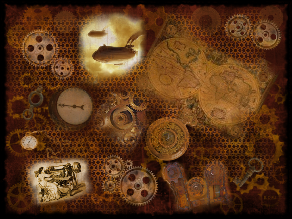 The Steampunk Collage by LunaMoon9