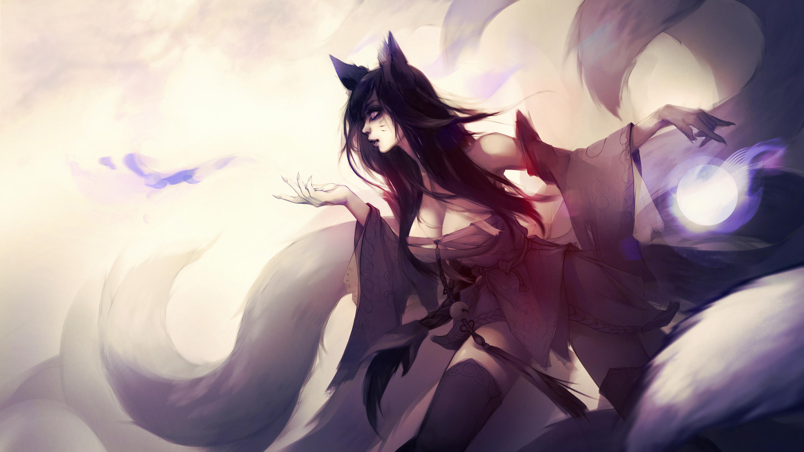 Ahri wall by EwaLabak
