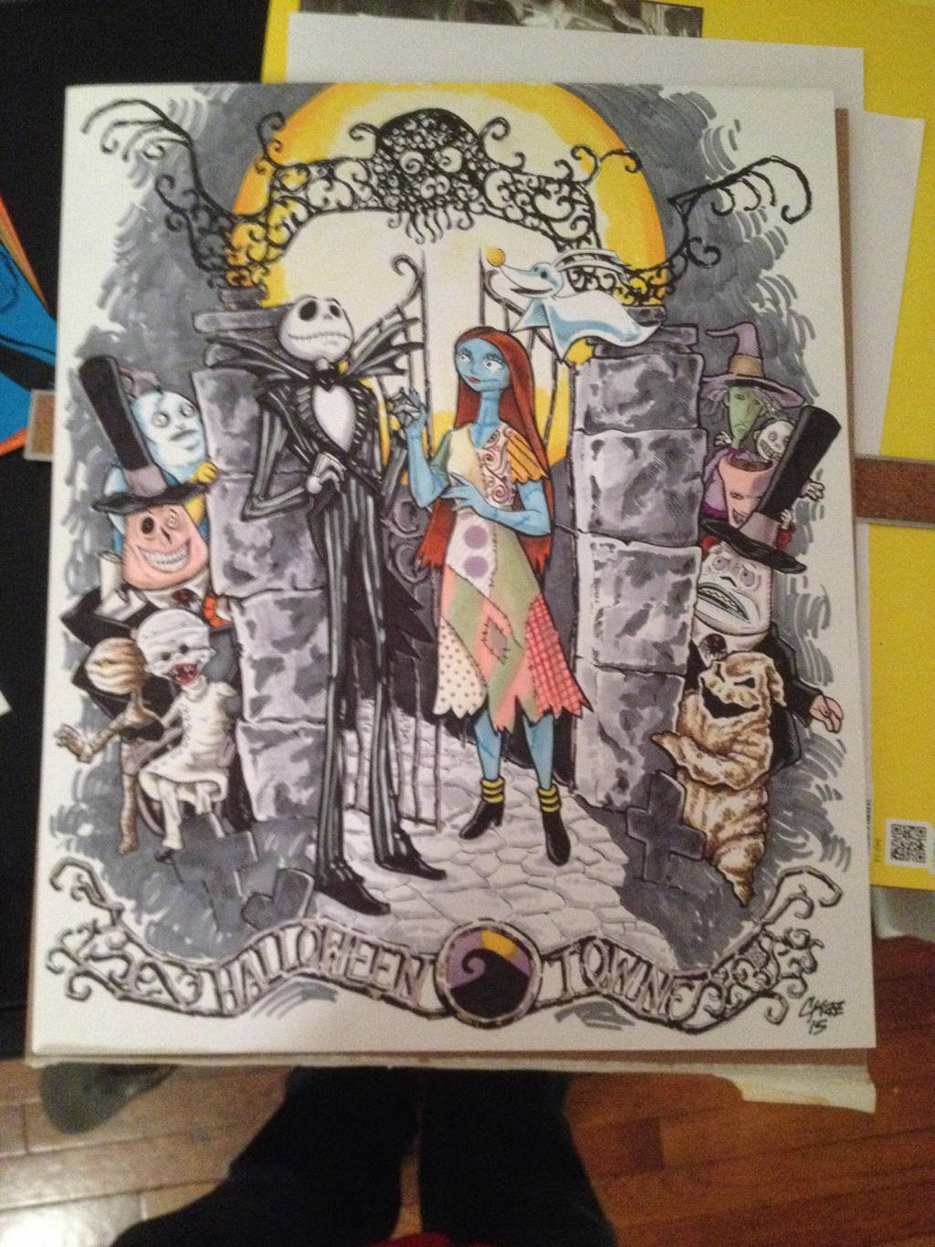 Nightmare Before Christmas commission by cmkasmar