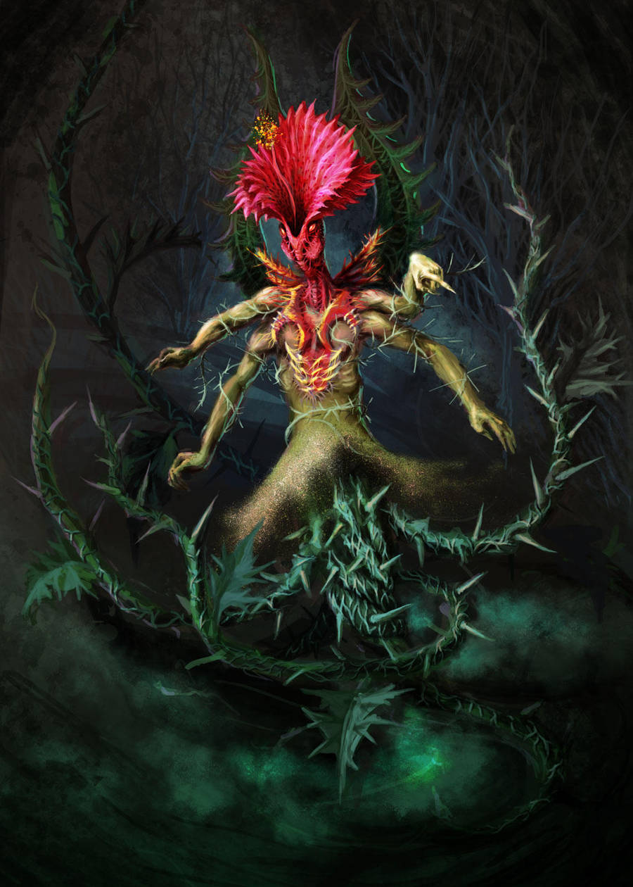 Thistle creature by KardisArt