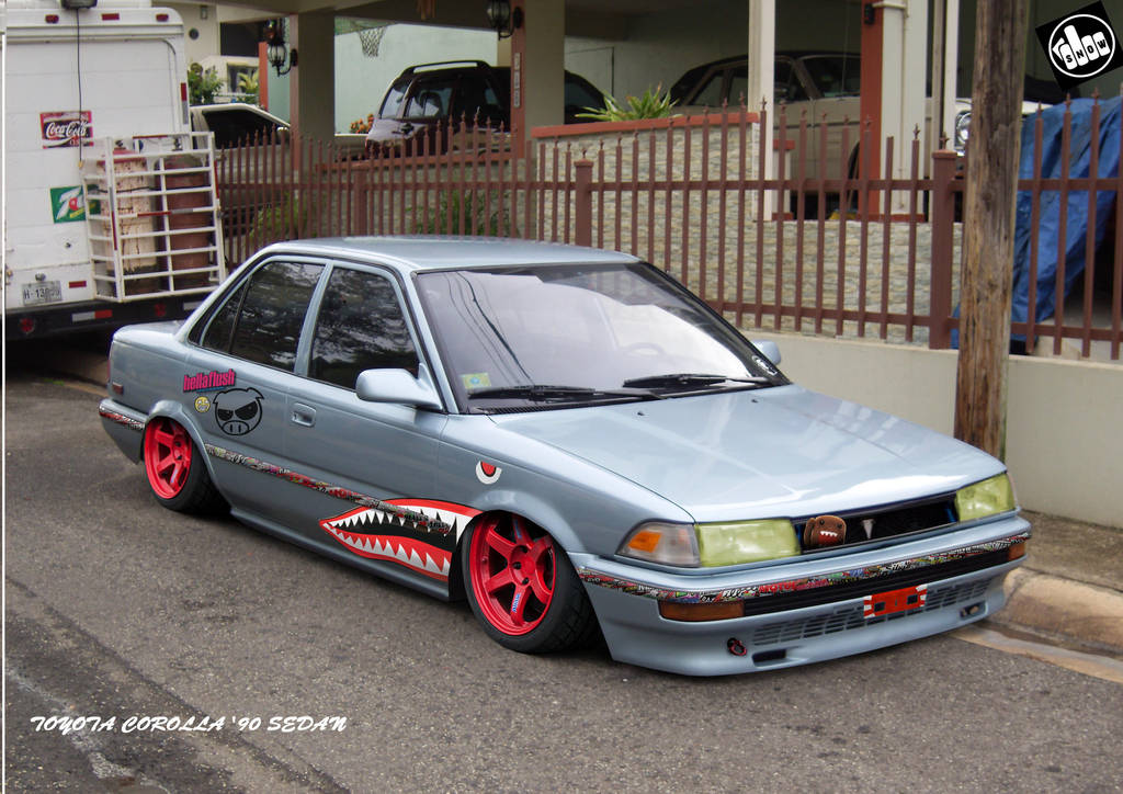 Toyota Corolla 90 Sedan By Snowcz On Deviantart