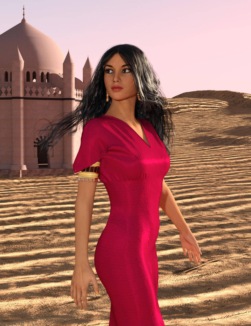 would love to see her as a slavegirl in collar & cuffs !