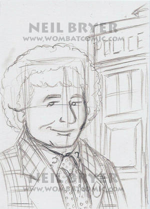 Doctor Who Sketch Cards WIP 6 by WombatOne