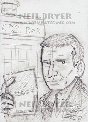 Doctor Who Sketch Cards WIP 9 by WombatOne