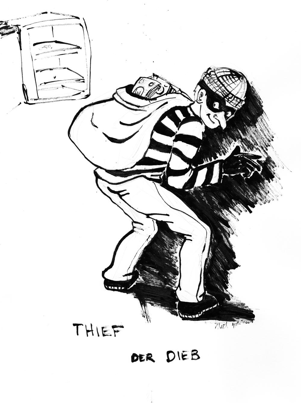 Thief sketch by Enkida