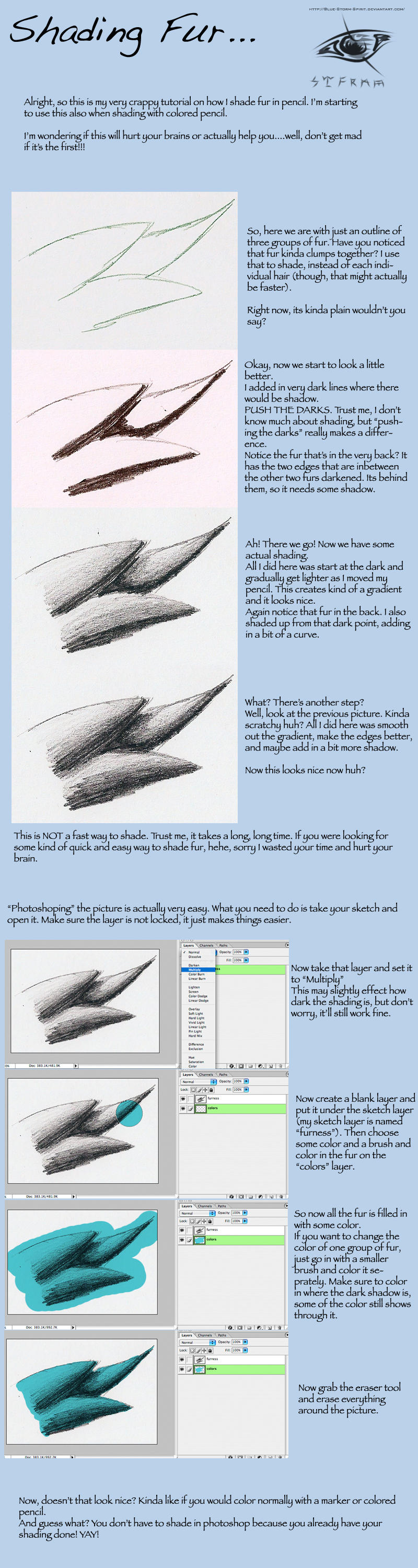Fur Shading Tutorial by Blue-Storm-Spirit