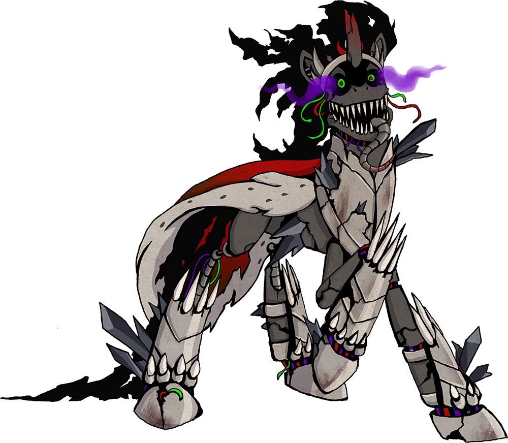 My Little Pony - King Sombra Animatronic by kaizerin