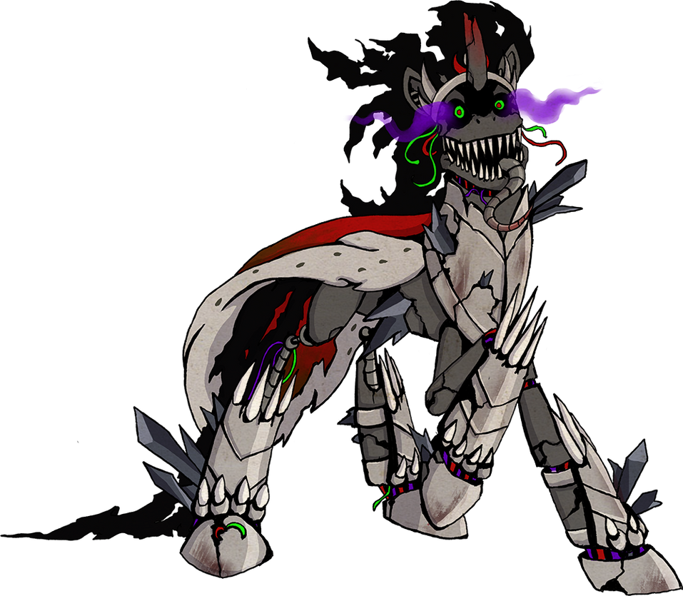 My Little Pony - King Sombra Animatronic by kaizerin