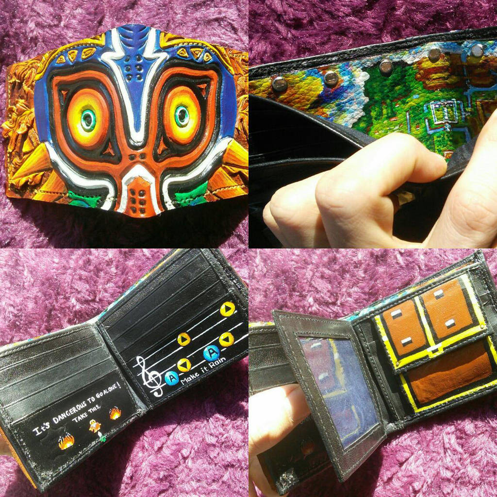 New Majoras mask wallet by Bubblypies on DeviantArt