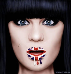 Jessie J - Digital painting by StephanieVALENTIN