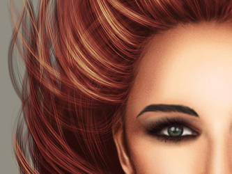 Realistic hair tutorial: video and brushes by StephanieVALENTIN