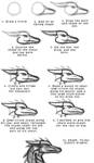 Classic Dragon Head Tutorial by raerae