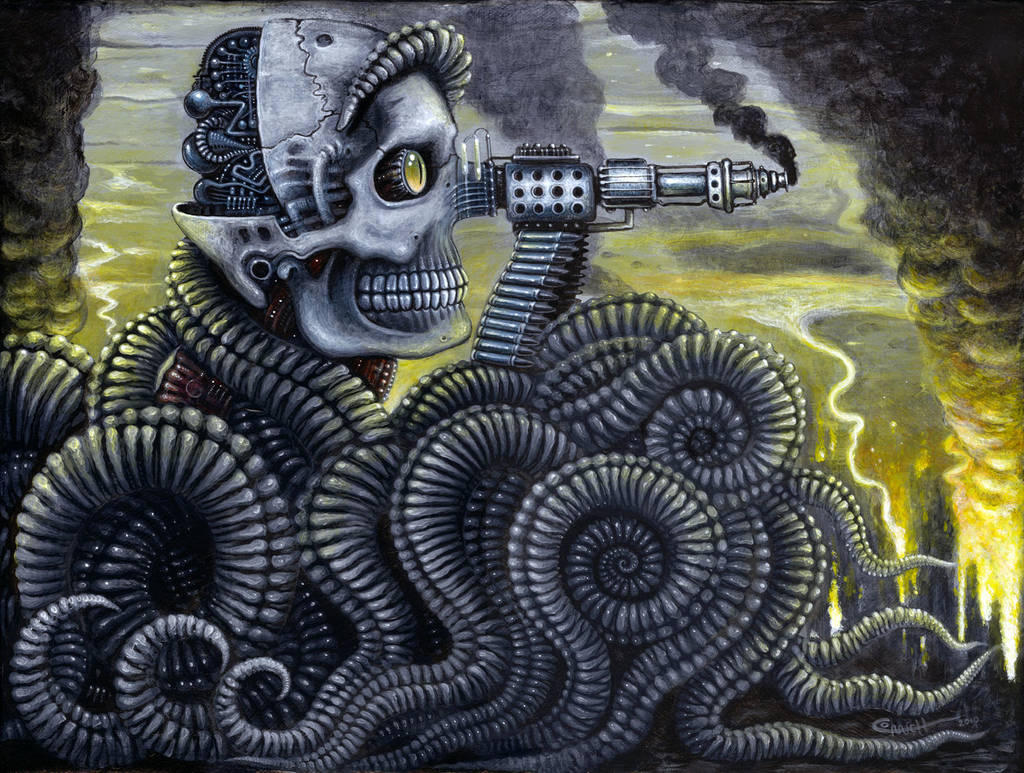 MACHINE GUN FACE by RSConnett