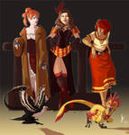 Commission: Gwangi Girls by biscuitcrumbs