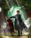 Commission: Kyte and Elbi by biscuitcrumbs