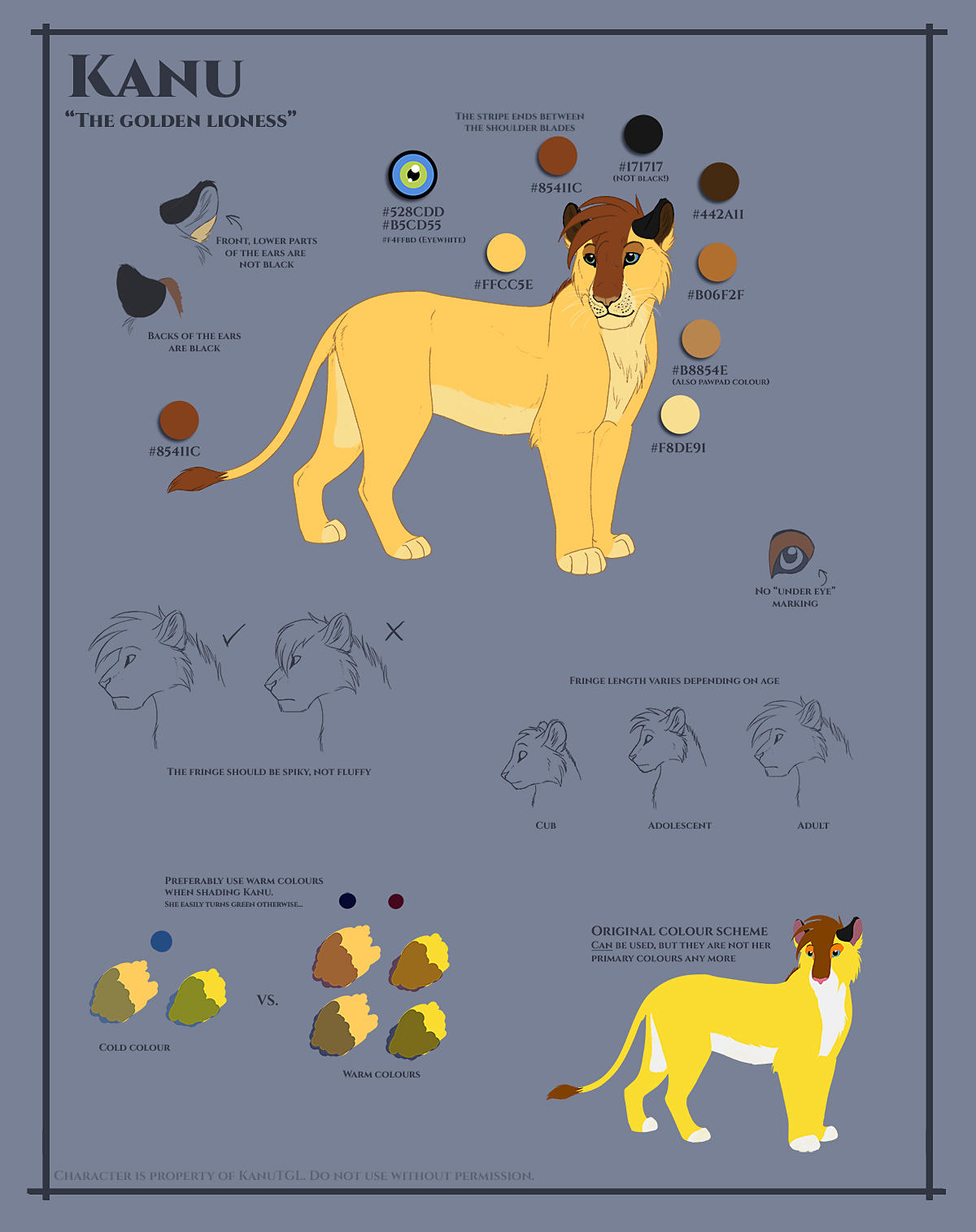 Kanu Reference Sheet 2014 by KanuTGL