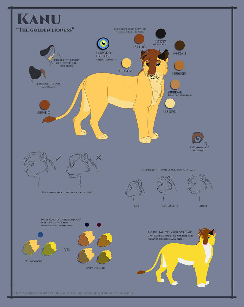 Kanu Reference Sheet 2014 by KanuTGL