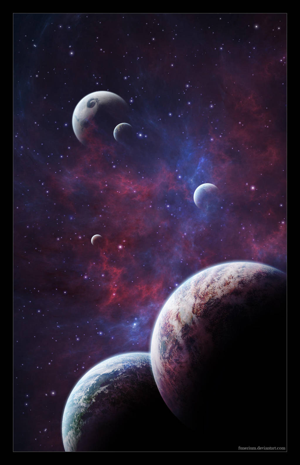 Moment in space CXIX by Funerium