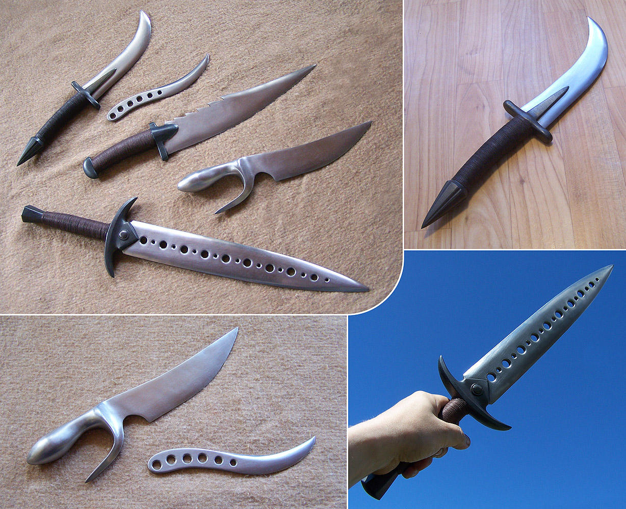 Fantasy knifes and daggers by Astalo