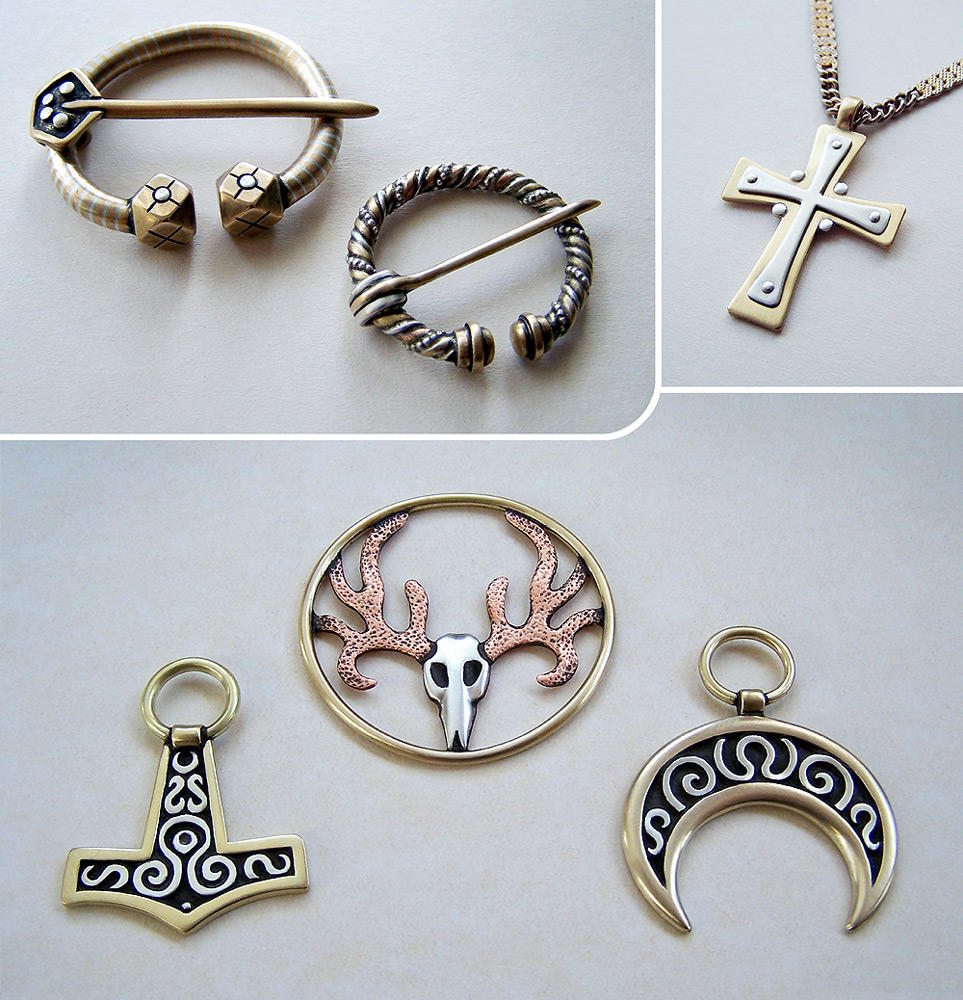 Mixed metal jewelry 6 by Astalo