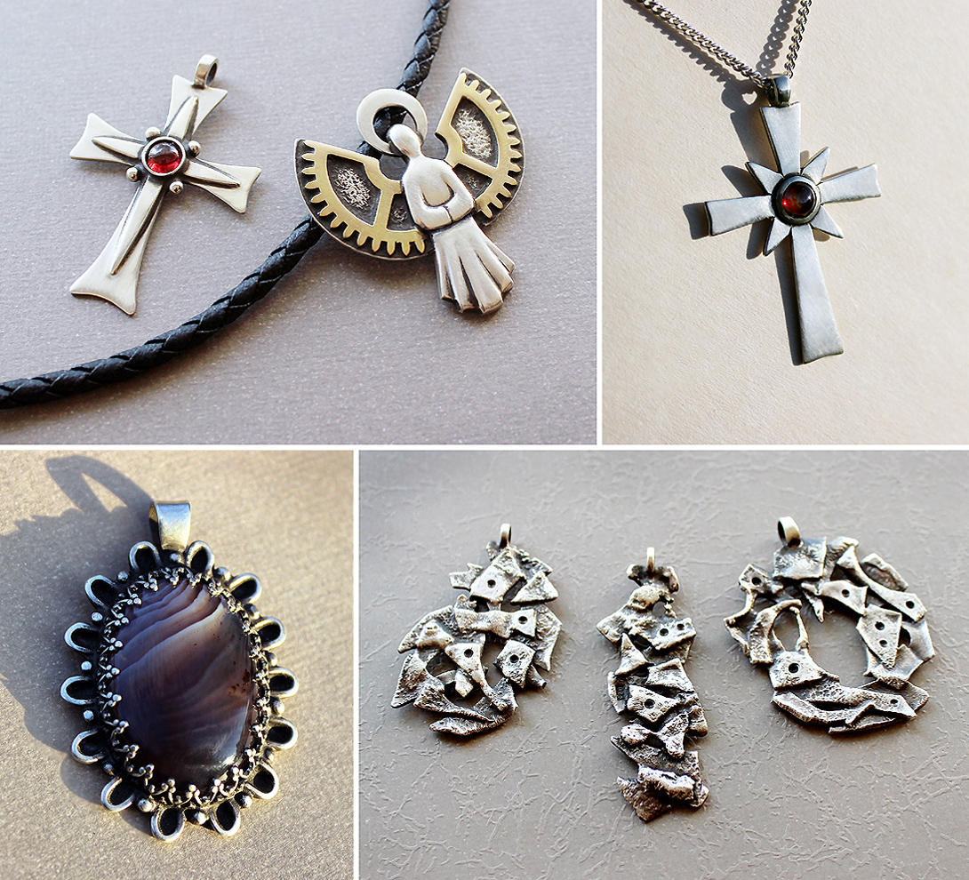 Silver jewelry 6 by Astalo