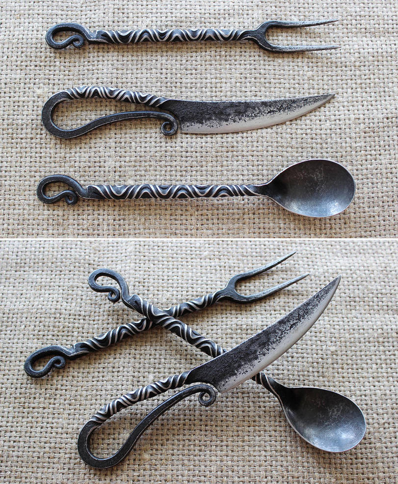 Forged eating set by Astalo