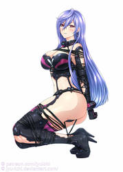 Hyperdimension Neptunia, Iris Heart, Plutia by jyu-ichi