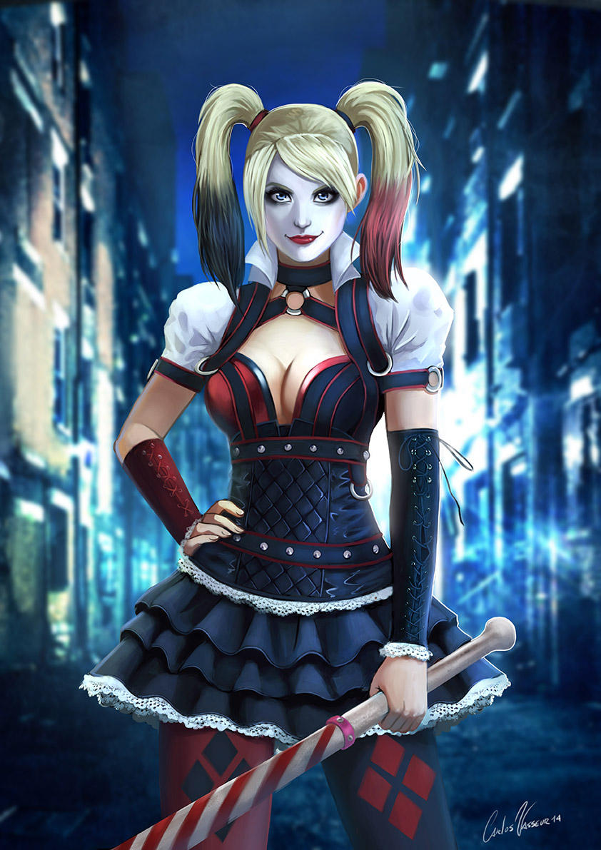 Harley Quinn Batman Arkham Knight by CarlosVasseur
