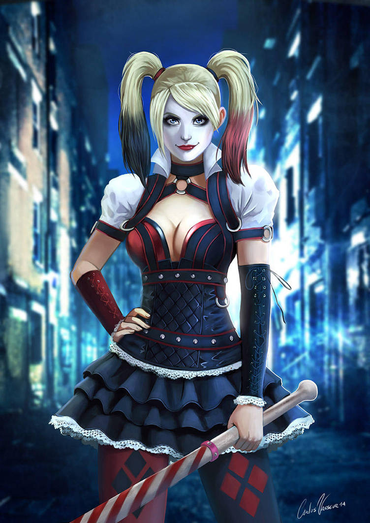 Harley Quinn Batman Arkham Knight by CarlosVasseur