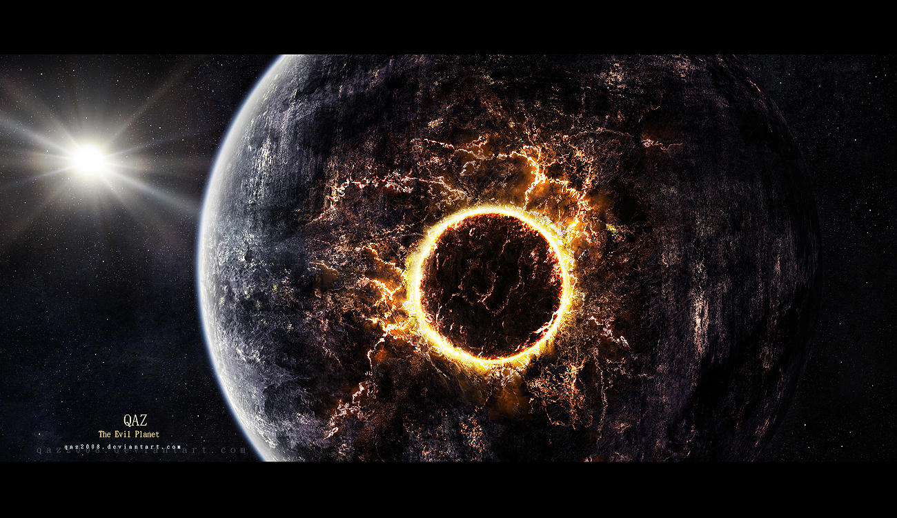 The Evil Planet by QAuZ