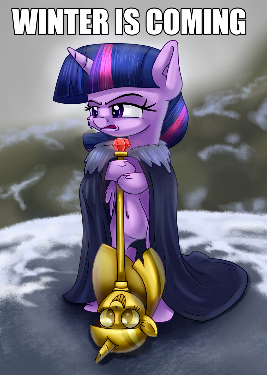 Brace yourselves captioned by thediscorded