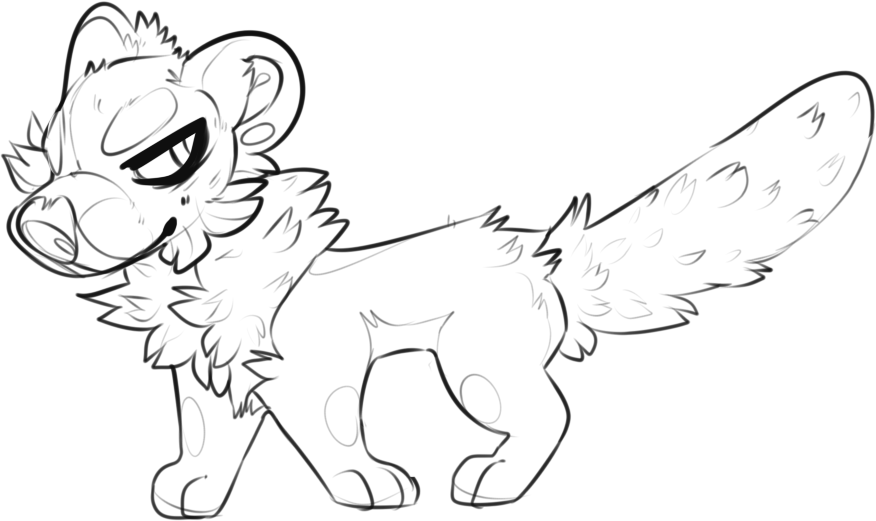 amgery red panda base by trashrap on DeviantArt