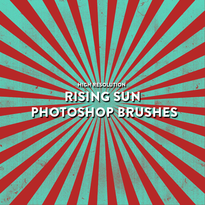 Rising Sun Photoshop Brush Pack by photoshophut