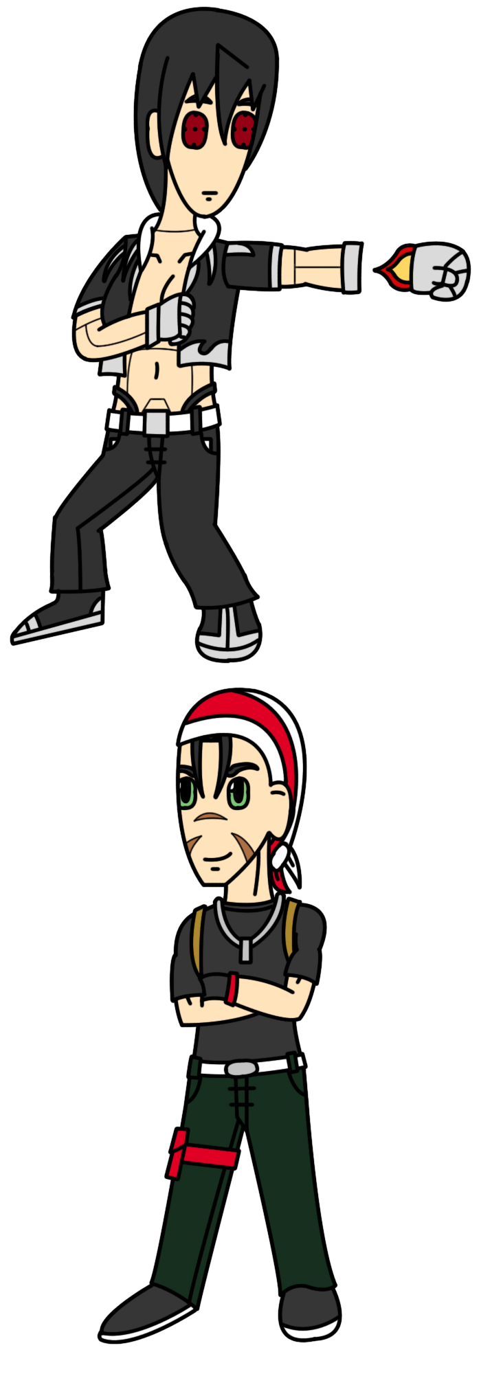 Chibi:KoF OC Set 6 by BustaWolf