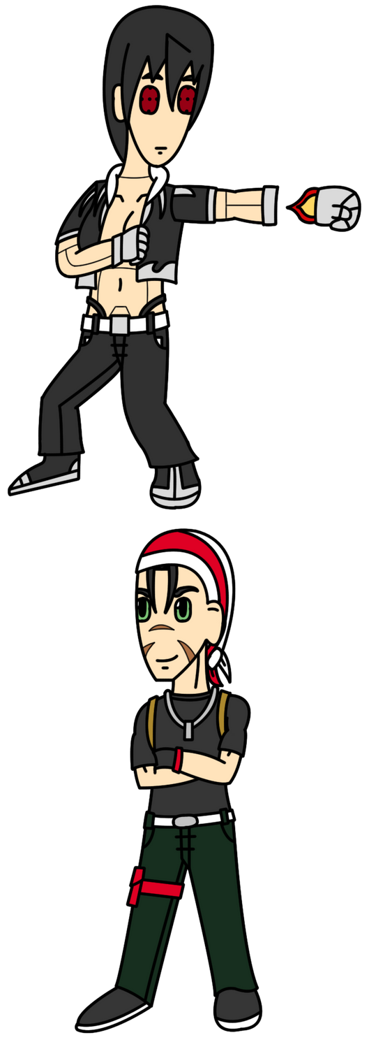 Chibi:KoF OC Set 6 by BustaWolf