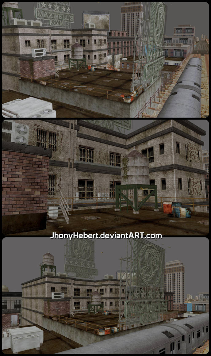 Rooftop - Dead Or Alive 5 by JhonyHebert